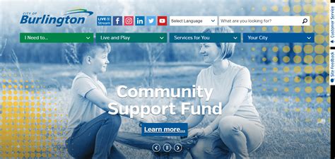 city of burlington|city of burlington website.